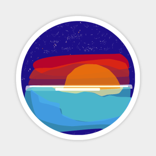 Polar Sunset Magnet